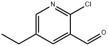 2-Chloro-5-ethylnicotinaldehyde Structure