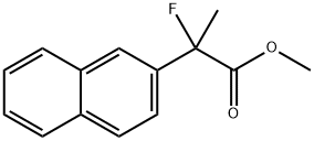 Methyl 2-fluoro-2-(naphthalen-2-yl)propanoate Structure