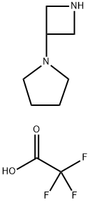 1-(Azetidin-3-yl)pyrrolidinebis(2,2,2-trifluoroacetate) Structure