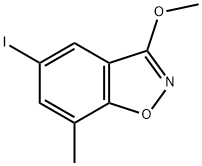 5-Iodo-3-methoxy-7-methylbenzo[d]isoxazole Structure