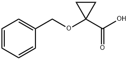 1-(benzyloxy)cyclopropanecarboxylic acid 구조식 이미지