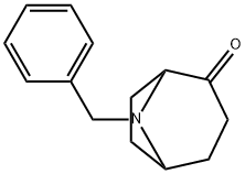 8-benzyl-8-azabicyclo[3.2.1]octan-2-one Structure