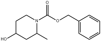benzyl 4-hydroxy-2-methylpiperidine-1-carboxylate 구조식 이미지