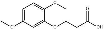 3-(2,5-Dimethoxyphenoxy)propanoic acid Structure