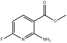 METHYL 2-AMINO-6-FLUOROPYRIDINE-3-CARBOXYLATE Structure