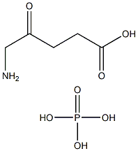 Aminolevulinic acid phosphate Structure
