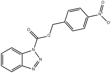 1-(4-Nitrobenzyloxycarbonyl)benzotriazole Structure