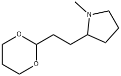 2-(2-(1,3-dioxan-2-yl)ethyl)-1-methylpyrrolidine Structure
