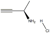 (R)-1-Methyl-prop-2-ynylamine hydrochloride Structure