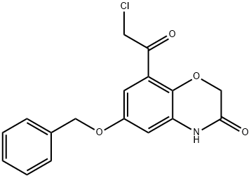 6-benzyloxy-8-(2-chloro-acetyl)-4H-benzo[1,4]oxazin-3-one Structure