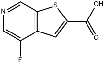 4-Fluorothieno[2,3-c]pyridine-2-carboxylic acid 구조식 이미지