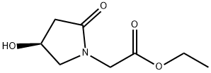 (S)-ethyl 2-(4-hydroxy-2-oxopyrrolidin-1-yl)acetate Structure