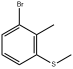 2-Bromo-6-(methylthio)toluene 구조식 이미지