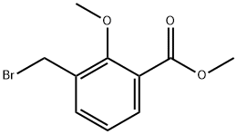 Methyl 3-(bromomethyl)-2-methoxybenzoate 구조식 이미지