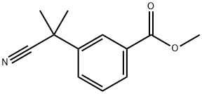 Methyl 3-(2-cyanopropan-2-yl)benzoate 구조식 이미지