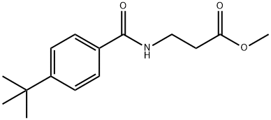 methyl 3-[(4-tert-butylbenzoyl)amino]propanoate Structure