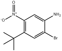 2-Bromo-4-tert-butyl-5-nitro-phenylamine Structure