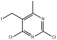 2,4-Dichloro-5-(iodomethyl)-6-methylpyrimidine 구조식 이미지
