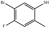 5-bromo-4-fluoro-2-methylbenzenethiol Structure