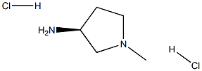 S-1-메틸-피롤리딘-3-일아민디히드로클로라이드 구조식 이미지