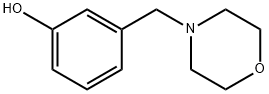 3-(4-morpholinylmethyl)phenol 구조식 이미지