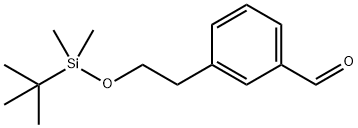 3-[2-[[(1,1-dimethylethyl)dimethylsilyl]oxy]ethyl]Benzaldehyde Structure