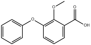 2-Methoxy-3-phenoxybenzoic acid Structure