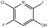 6-chloro-5-fluoro-2-iodopyridin-3-ol Structure