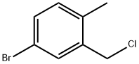 4-bromo-2-(chloromethyl)-1-methylbenzene 구조식 이미지