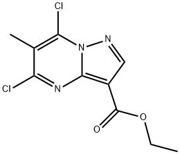 Ethyl 5,7-dichloro-6-methylpyrazolo[1,5-a]pyrimidine-3-carboxylate Structure