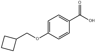 4-(cyclobutylmethoxy)benzoic acid Structure