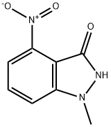 4-nitro-1-methyl-1,2-dihydro-indazol-3-one Structure