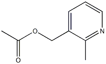 (2-Methylpyridin-3-yl)methyl acetate Structure