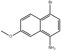 4-bromo-7-methoxy-1-Naphthalenamine Structure