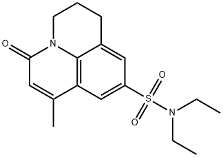 N,N-diethyl-7-methyl-5-oxo-1,2,3,5-tetrahydropyrido[3,2,1-ij]quinoline-9-sulfonamide 구조식 이미지