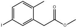 Methyl 2-(5-iodo-2-methylphenyl)acetate 구조식 이미지