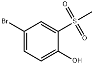 4-bromo-2-(methylsulfonyl)phenol Structure