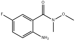 2-Amino-5-fluoro-N-methoxy-N-methylbenzamide Structure