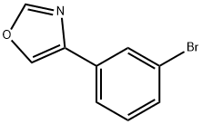 4-(3-Bromophenyl)oxazole 구조식 이미지