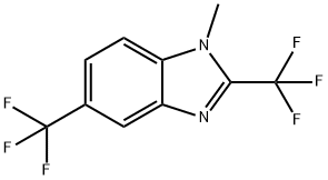 1-methyl-2,5-bis(trifluoromethyl)-1H-benzo[d]imidazole 구조식 이미지