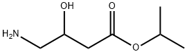 isopropyl 4-amino-3-hydroxybutanoate 구조식 이미지