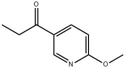 1-(6-메톡시피리딘-3-일)프로판-1-온 구조식 이미지