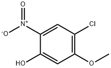 4-Chloro-5-methoxy-2-nitro-phenol 구조식 이미지