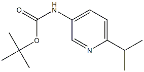 tert-Butyl (6-isopropylpyridin-3-yl)carbamate Structure