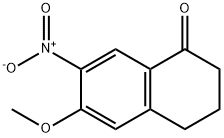 3,4-dihydro-6-methoxy-7-nitro-1(2H)-Naphthalenone Structure