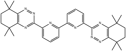 5,5,8,8-tetramethyl-3-(6-(6-(5,5,8,8-tetramethyl-5,6,7,8-tetrahydrobenzo[e][1,2,4]triazin-3-yl)pyridin-2-yl)pyridin-2-yl)-5,6,7,8-tetrahydrobenzo[e][1,2,4]triazine Structure