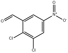 2,3-dichloro-5-nitrobenzaldehyde 구조식 이미지