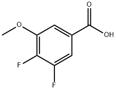 3,4-Difluoro-5-methoxybenzoic acid Structure