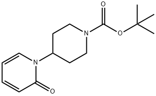 tert-butyl 4-(4-bromo-2-oxopyridin-1(2H)-yl)piperidine-1-carboxylate Structure