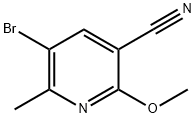 5-bromo-2-methoxy-6-methylnicotinonitrile Structure